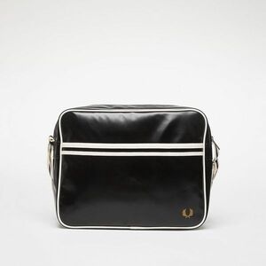 Geantă FRED PERRY Classic Shoulder Bag Black/ Ecru imagine