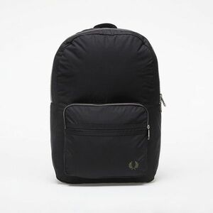 Rucsac FRED PERRY Nylon Twin Tipped Backpack Black imagine