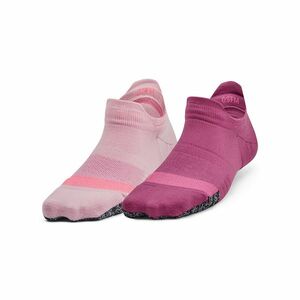 Under Armour Breathe 2 No Show Tab 2-Pack Pink imagine