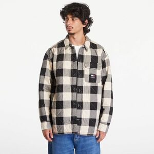 Jacheta Tommy Jeans Lined Check Overshirt Black imagine