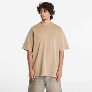 Tricou A BATHING APE Ape Head One Point Garment Dyed Pocket Relaxed Fit Tee UNISEX Beige imagine