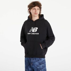 Hanorac New Balance Sport Essentials French Terry Logo Hoodie Black imagine