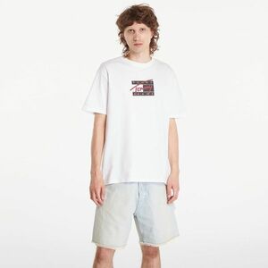 Tricou Tommy Jeans Regular Street Flag Tee White imagine