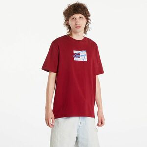 Tricou Tommy Jeans Regular Street Flag Tee Red Carpet imagine