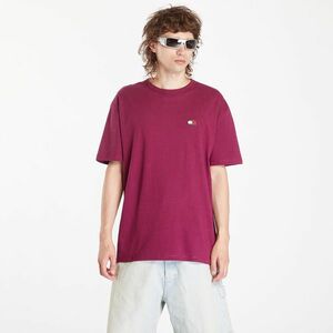 Tricou Tommy Jeans Regular Badge Tee Valley Grape imagine