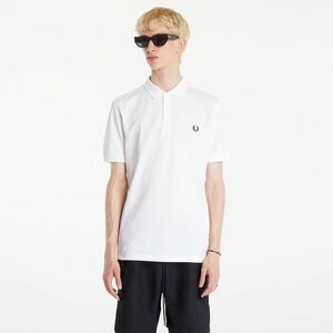 Tricou FRED PERRY Plain Polo Short Sleeve Tee White imagine