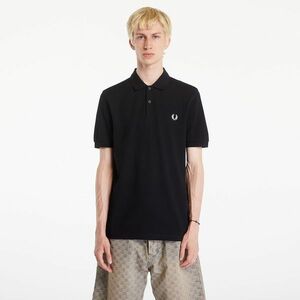 Tricou FRED PERRY Plain Polo T-Shirt Black imagine