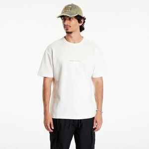 Tricou Calvin Klein Jeans City Grid Short Sleeve Tee Ivory imagine