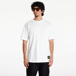 Tricou Calvin Klein Jeans Badge Relaxed Tee White imagine