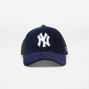 New Era New York Yankees MLB Cord 9FORTY E-Frame Adjustable Trucker Cap Navy imagine