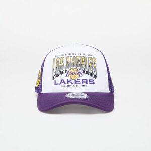 New Era Los Angeles Lakers NBA Team Colour 9FORTY E-Frame Adjustable Trucker Cap True Purple/ Yellow imagine