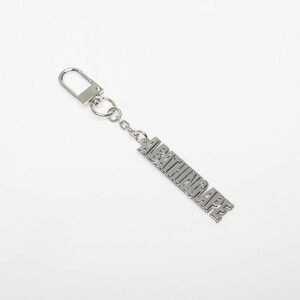 A BATHING APE Metal Keychain Silver imagine