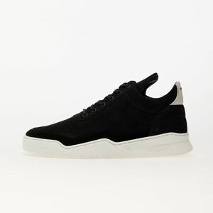 Sneakers Filling Pieces Low Top Ghost Black/ Off White imagine