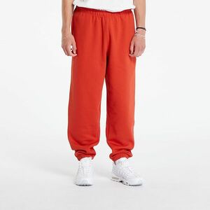 Pantaloni de trening Nike Solo Swoosh Men's Fleece Pants Dragon Red/ White imagine