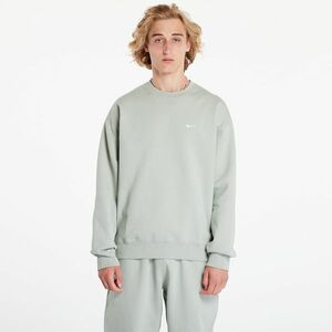 Hanorac Nike Solo Swoosh Men's Fleece Crew Jade Horizon/ White imagine