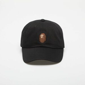 A BATHING APE Ape Head Panel Cap Black imagine