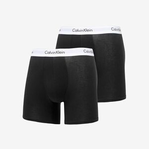 Calvin Klein 2 Pack Boxer Briefs Black imagine