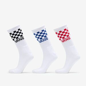 Vans Classic Check Crew 3-Pack White imagine