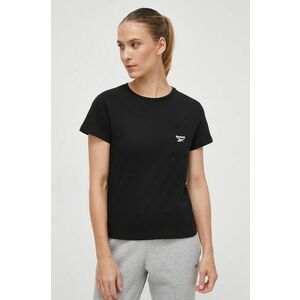 Reebok tricou din bumbac culoarea negru imagine