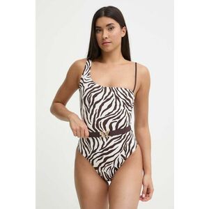 Max Mara Beachwear costum de baie dintr-o bucată culoarea maro, cupa moale, 2416831269600 2416830000000 imagine