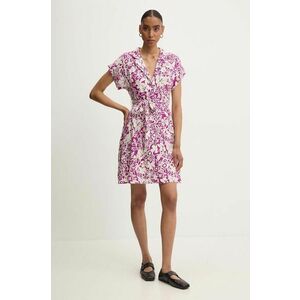 Answear Lab rochie culoarea violet, mini, evazati imagine