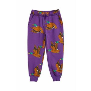 Mini Rodini pantaloni de trening pentru copii culoarea violet, modelator imagine