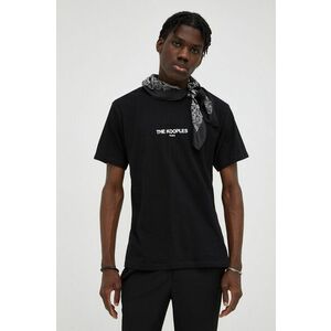 The Kooples tricou barbati, culoarea negru, cu imprimeu imagine