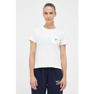 Reebok tricou Reebok Identity femei, culoarea alb imagine