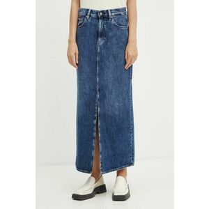 G-Star Raw fustă din denim maxi, dreaptă imagine