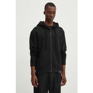 G-Star Raw hanorac de bumbac barbati, culoarea negru, cu glugă, neted, D25528-D395 imagine