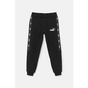 Puma pantaloni de trening pentru copii ESS Tape Sweatpants FL cl B culoarea negru, cu imprimeu imagine