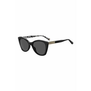 Ochelari de soare cat-eye cu detalii florale imagine