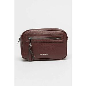 Geanta crossbody de piele ecologica cu bareta cu logo imagine