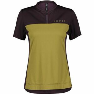 Scott TRAIL FLOW ZIP SS W Tricou funcțional de ciclism pentru femei, mov, mărime imagine