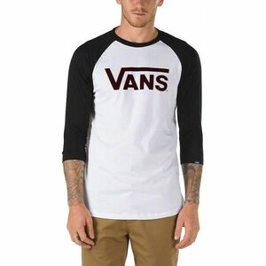 Vans CLASSIC RAGLAN Bluză de bărbați, alb, mărime imagine