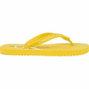 Calvin Klein BEACH SANDAL MONOGRAM TPU Șlapi pentru femei, galben, mărime imagine