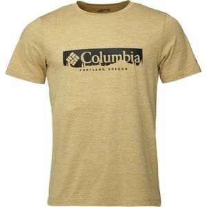 Columbia KWICK HIKE GRAPHIC SS TEE Tricou pentru bărbați, bej, mărime imagine