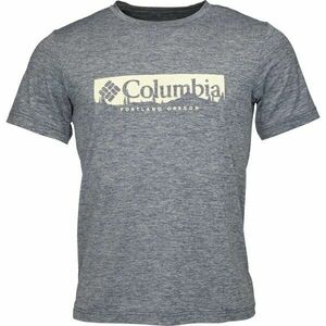 Columbia KWICK HIKE GRAPHIC SS TEE Tricou pentru bărbați, albastru, mărime imagine