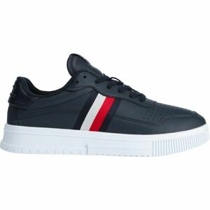 Tommy Hilfiger SUPERCUP LEATHER STRIPES Încălțăminte bărbați, albastru închis, mărime imagine