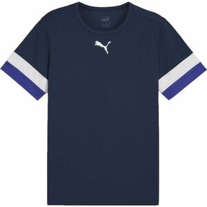 Puma INDIVIDUALRISE JERSEY JR Tricou fotbal, albastru închis, mărime imagine