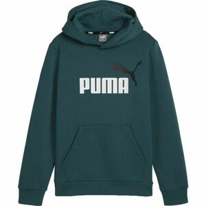 Puma ESS + 2 COL BIG LOGO HOODIE FL B Hanorac de băieți, verde, mărime imagine