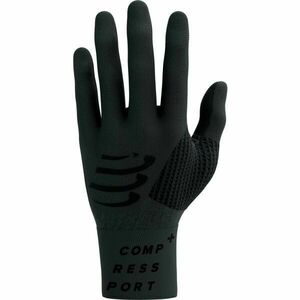 Compressport 3D THERMO GLOVES Mănuși de alergare, negru, mărime imagine