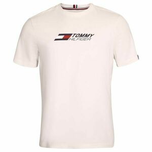 Tommy Hilfiger ESSENTIALS BIG LOGO S/S TEE Tricou bărbați, alb, mărime imagine