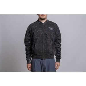 CHEST RETRO WASHED SWEAT BOMBER JACKET imagine