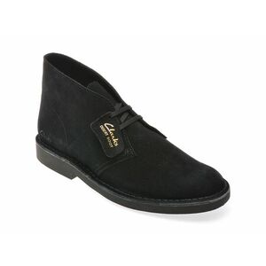 Ghete elegante CLARKS negre, DESBTEV, din piele intoarsa imagine