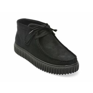 Ghete casual CLARKS negre, TORHHI, din piele intoarsa imagine