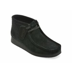 Ghete casual CLARKS negre, WALEVBT, din piele intoarsa imagine