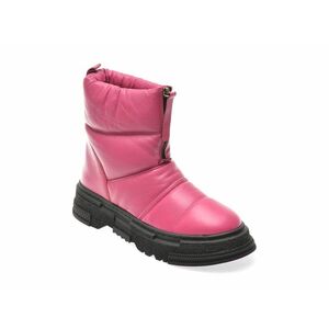 Ghete casual MOLLY BESSA fucsia, 4284005, din piele naturala imagine