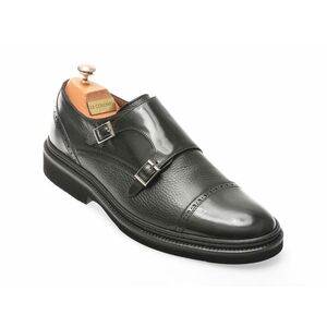 Pantofi eleganti LE COLONEL negri, 61738, din piele naturala imagine