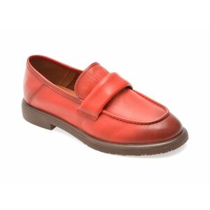 Mocasini casual GRYXX rosii, 2307, din piele naturala imagine